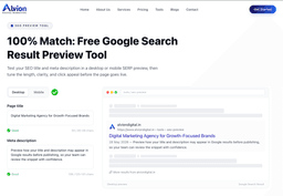 SEO Preview: See How Your Website Appears in Google Search
